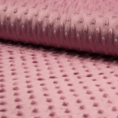 Minky látka, velmi jemná měkká tkanina, 100% polyester, 280g/m2, šířka 160 cm