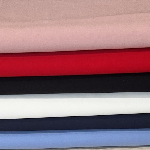 Silky, látka na šaty, dovoz EU, 90% pes, 10% el 85g/m2, šířka 150 cm
