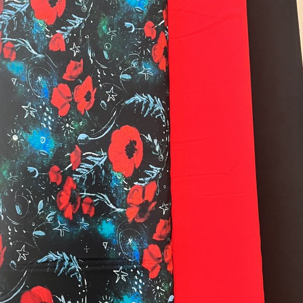 Silky, látka na šaty, dovoz EU, 90% pes, 10% el 85g/m2, šířka 150 cm