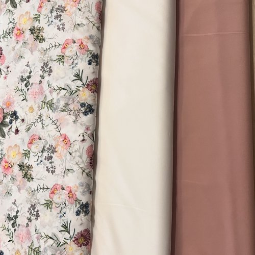 Silky, látka na šaty, dovoz EU, 90% pes, 10% el 85g/m2, šířka 150 cm