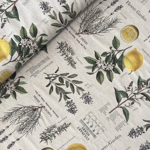 Dekorační textil, dovoz, 100%BA, 205g/m2, šířka 140 cm