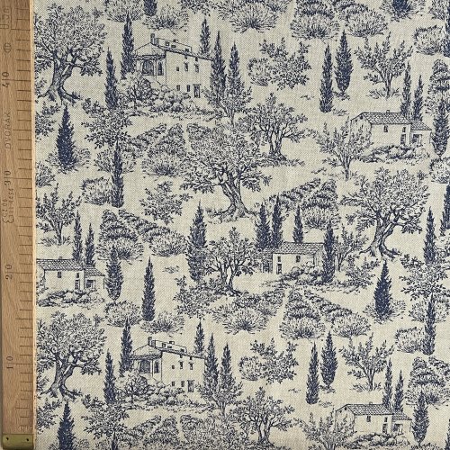 Dekorační textil, dovoz, 80%BA, 20%PL 205g/m2, šířka 140 cm