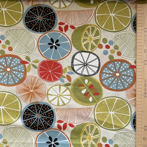 Dekorační textil, dovoz, 55%BA, 45%PL 165g/m2, šířka 140 cm