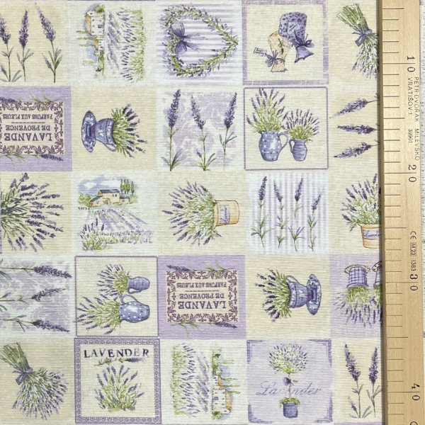 Dekorační textil, dovoz, 55%BA, 45%PL 165g/m2, šířka 140 cm