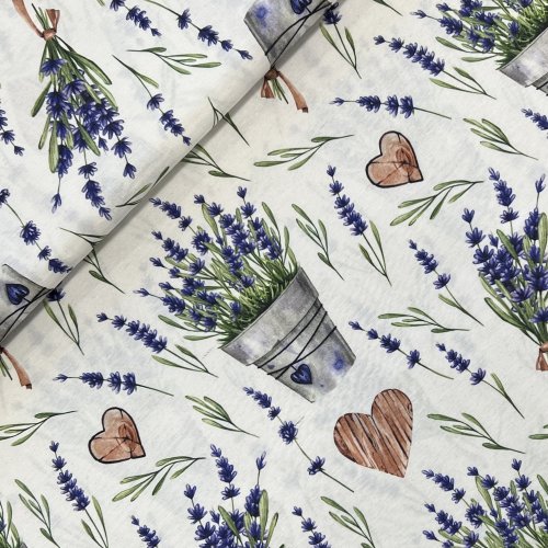 Dekorační textil, dovoz, 40%BA, 60%PL 180g/m2, šířka 150 cm