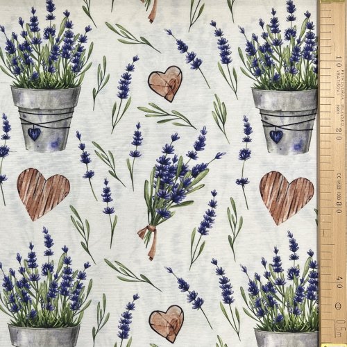 Dekorační textil, dovoz, 40%BA, 60%PL 180g/m2, šířka 150 cm