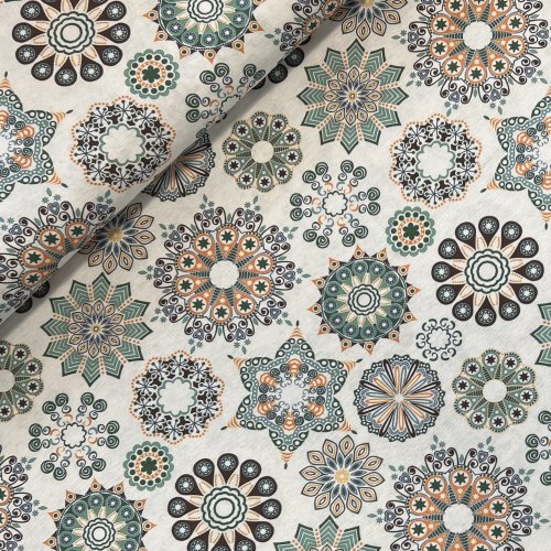 Dekorační textil, dovoz, 55%BA, 45%PL 180g/m2, šířka 140 cm