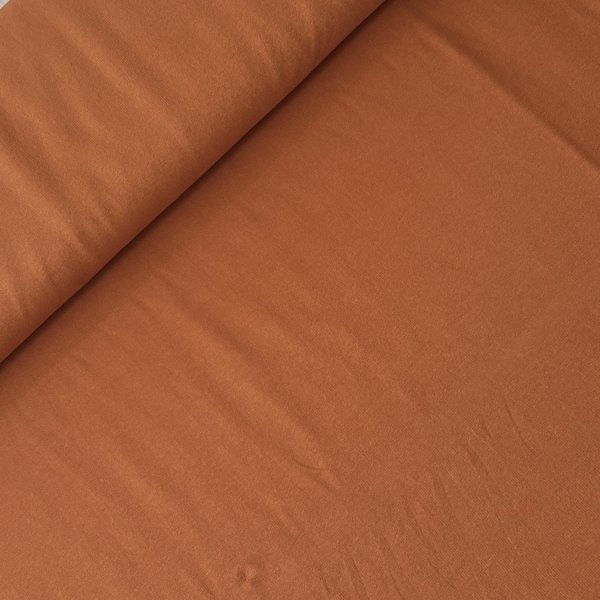 Elastický úplet teplákovina, dovozová, 95% CO, 5% EA, 240 g/m2, šířka 185 cm, uni barva