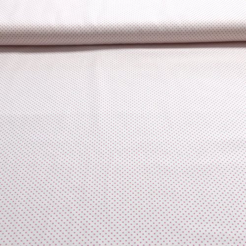 České bavlněná metráž, 100% CO plátno, 150g/m2, šířka 140 cm, puntík 2 mm